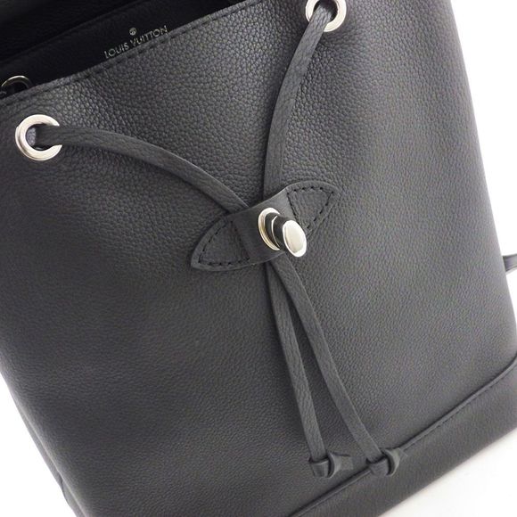 Louis Vuitton LockMe Backpack Taurillon Leather LV Logo Twist Lock Black - Picture 7 of 13
